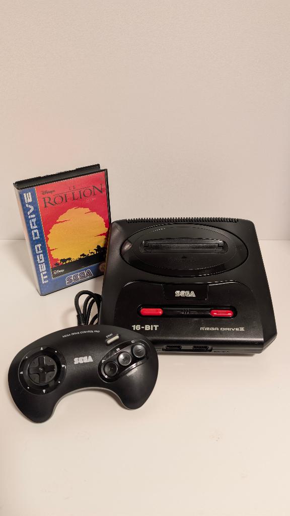 Sega Mega Drive 2 compleet met game, Spelcomputers en Games, Spelcomputers | Sega, Met games, Mega Drive, Refurbished, Ophalen of Verzenden
