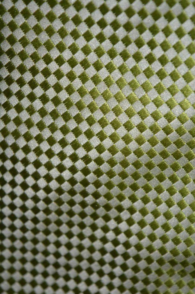 stropdas, Puntasetta, chique licht groen zijden stropdas, Puntasetta, Ophalen of Verzenden, Zo goed als nieuw, Met patroon