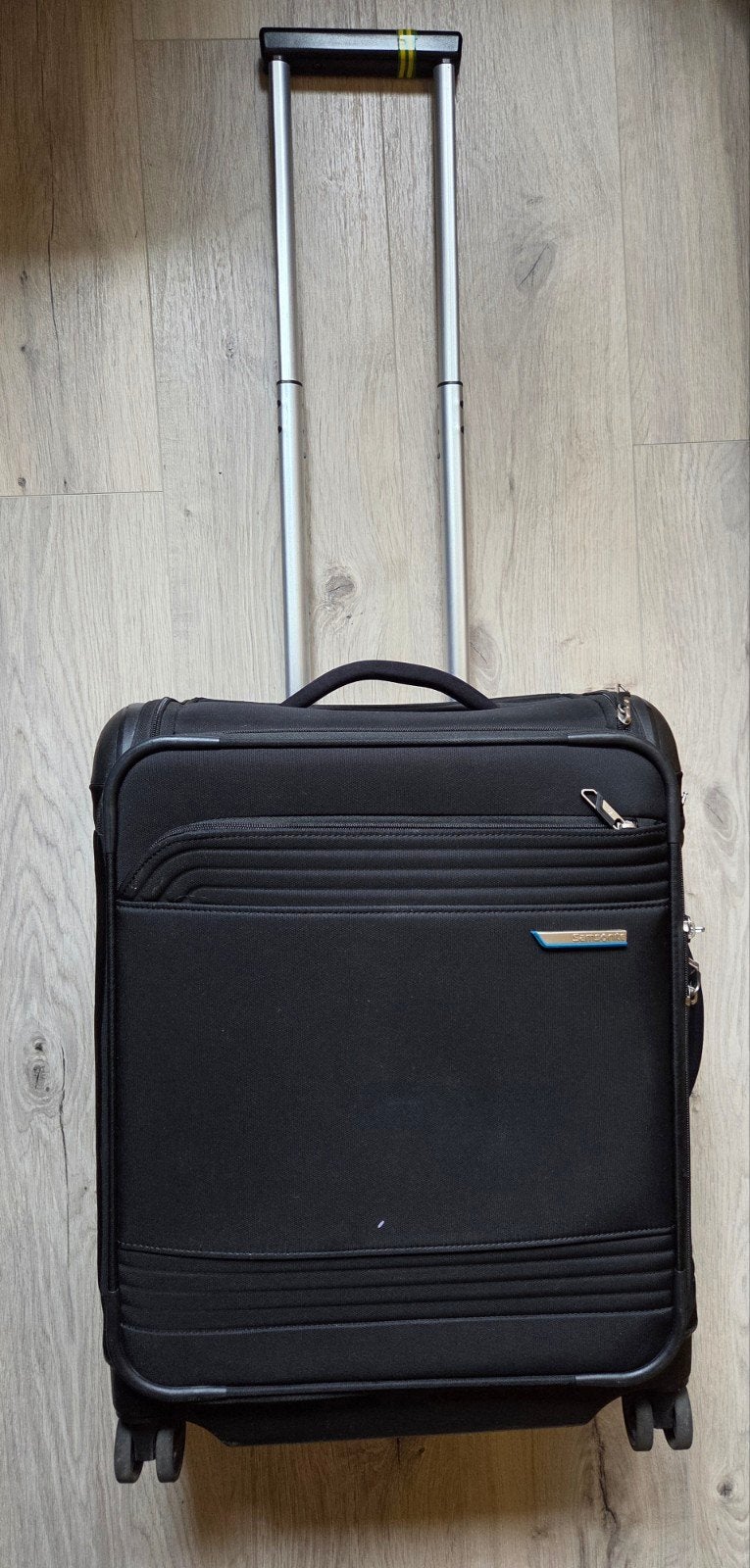 Samsonite cabine trolley 55x40x20, Ophalen, Zacht kunststof, Slot