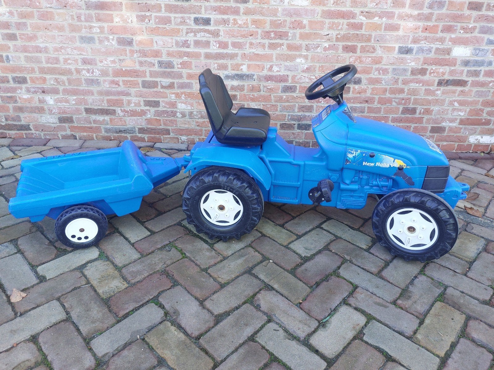 New Holland traptracor, Ophalen, Gebruikt, Overige merken, Met kar of aanhanger
