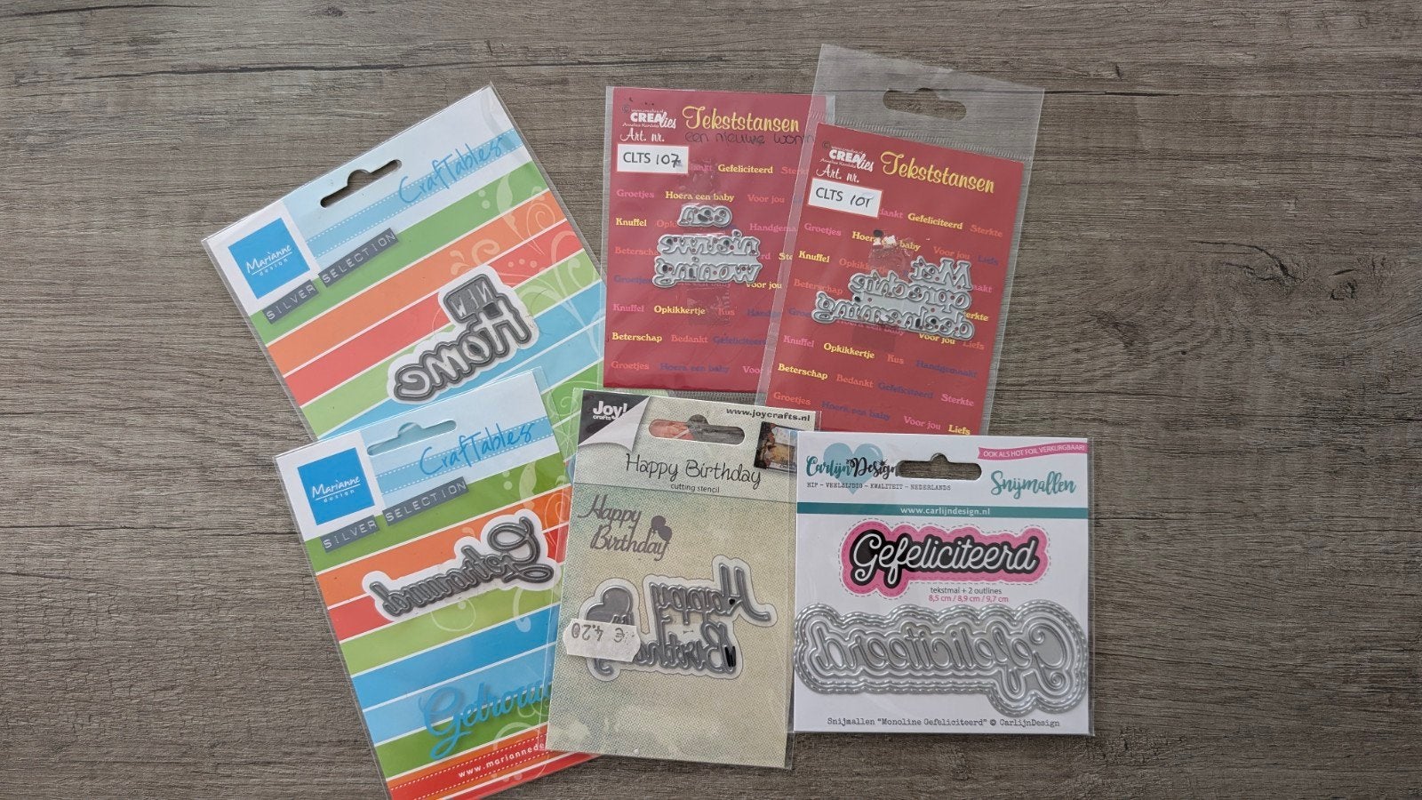 Snijmallen diverse teksen, Hobby en Vrije tijd, Scrapbooking, Ophalen, Frame of Mal