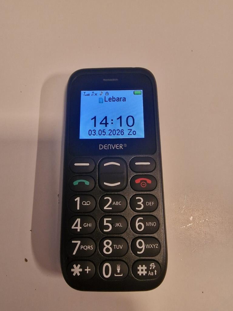 Denver Seniorentelefoon met Nokia accu en oplader, Geen camera, Ophalen of Verzenden, Zo goed als nieuw, Klassiek of Candybar