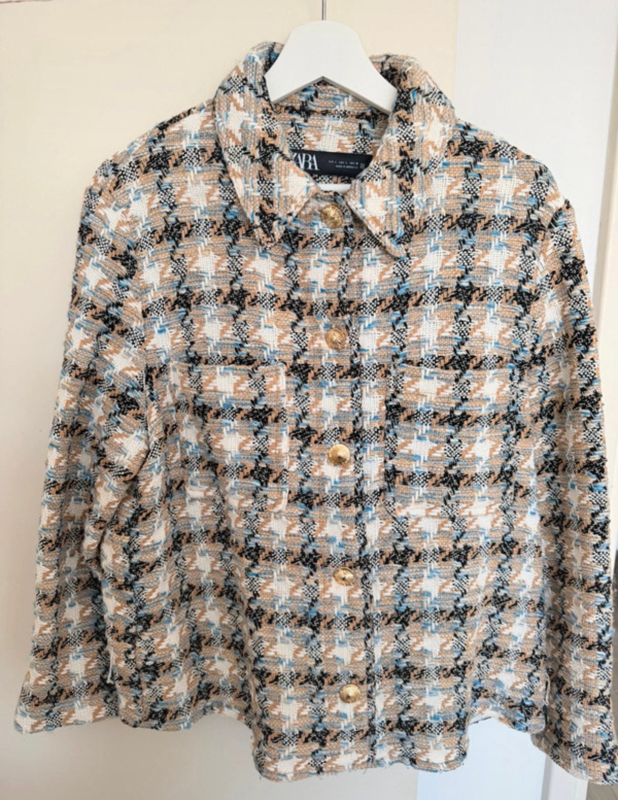 Nieuw luxe jasje/blouse van Zara, maat M, Ophalen of Verzenden, Zo goed als nieuw, Maat 38/40 (M)
