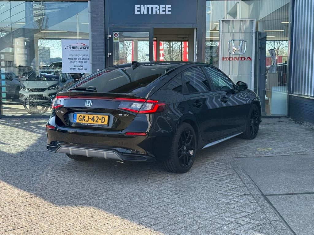 HONDA Civic 2.0 HYBRID 184PK Automaat Sport | Clima | Carpla, Auto's, Honda, 12 maanden, Gebruikt, Leder en Stof, Zwart