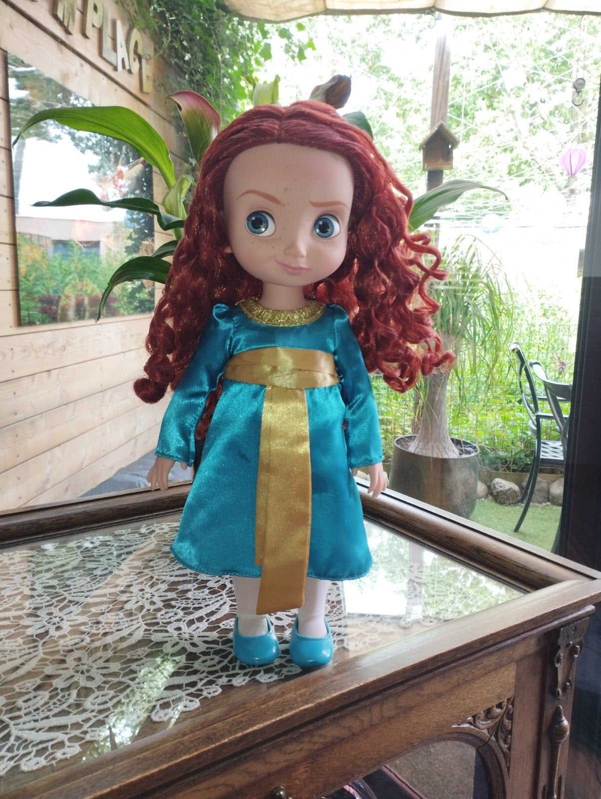 Disney Merida pop met rood krullend haar, Ophalen of Verzenden