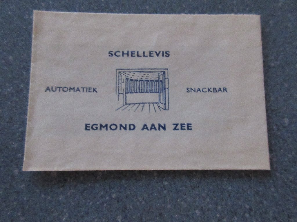 Egmond aan Zee, automatiek-snackbar Schellevis, Verzenden, Nederland