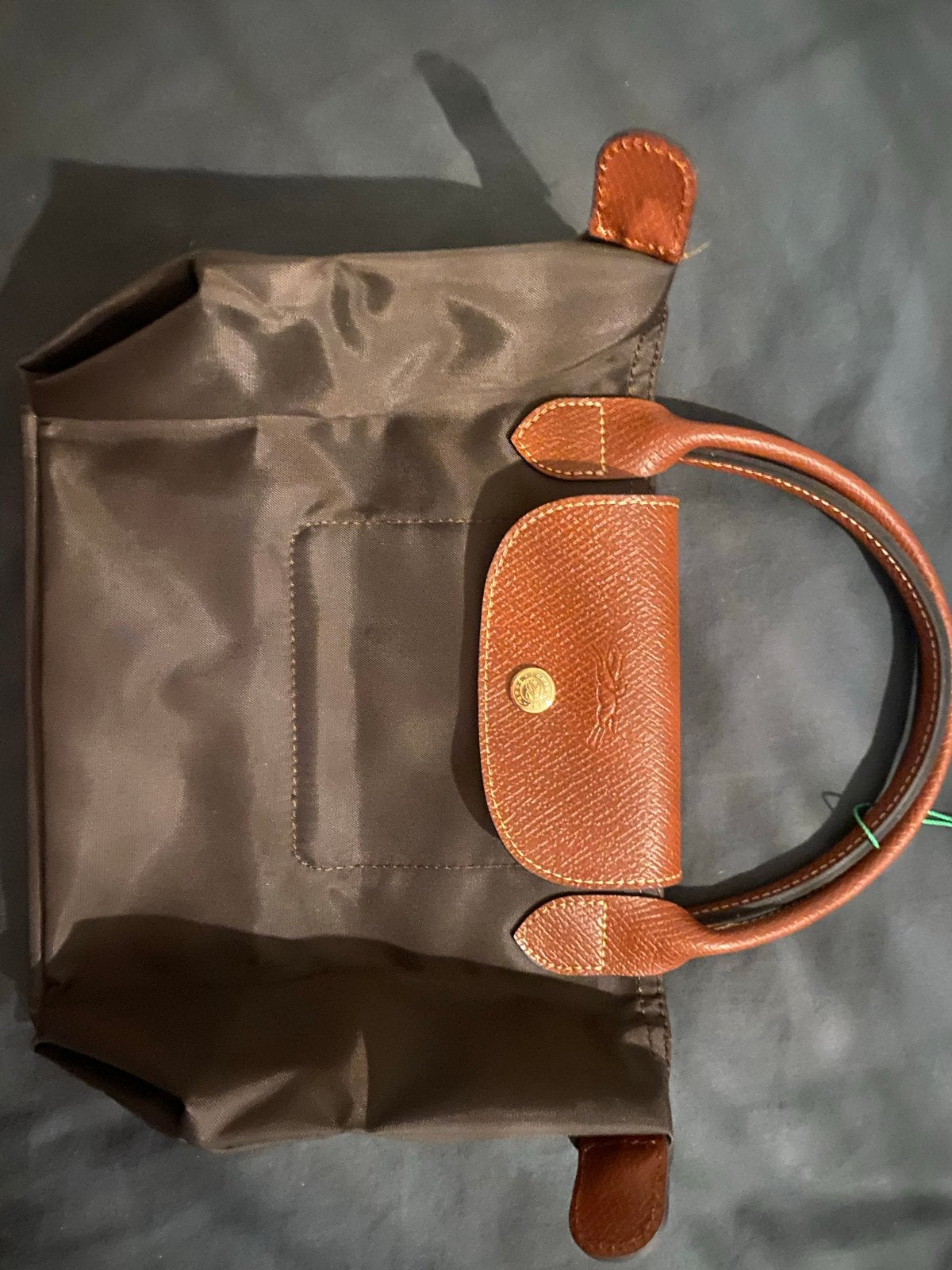 Longchamp Le Pliage Handtas Bruin, Verzenden, Gebruikt, Bruin, Handtas