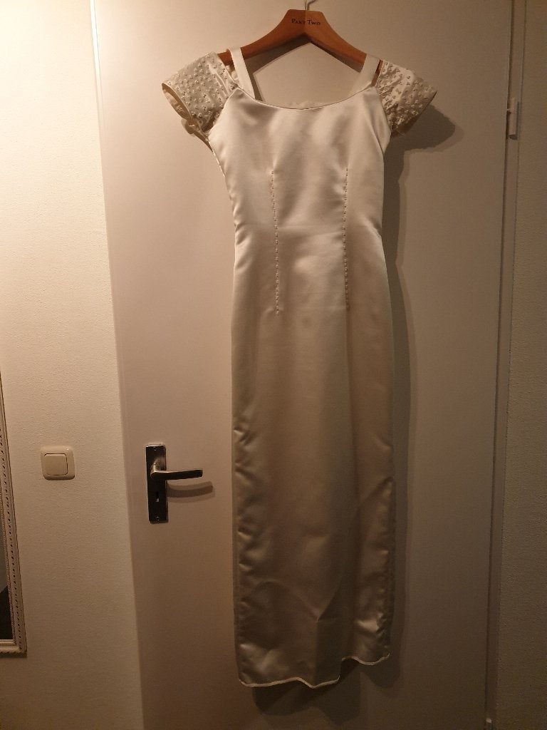 trouwjurk, Ophalen, Zo goed als nieuw, Wit, Trouwjurk