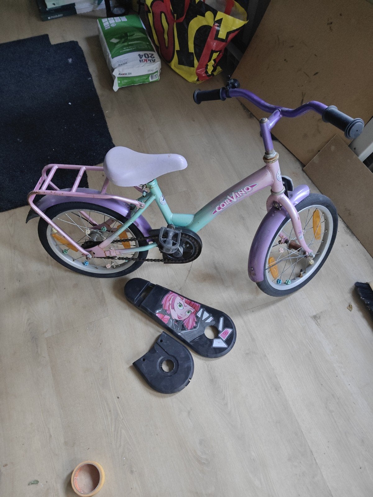Corvino Kinderfiets 16 inch - Nieuw met losse kettingkast, Ophalen of Verzenden, Nieuw, 16 tot 20 inch, Corvino
