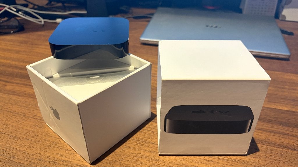 Apple TV 3e generatie (A1427) – Compleet in originele doos, Ophalen of Verzenden, Gebruikt, HDMI, Zonder harde schijf