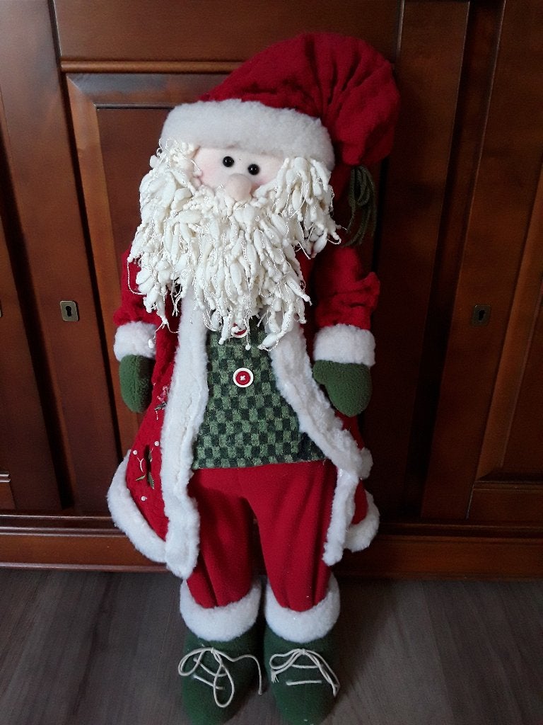 75 cm hoge kerstman. grote kerstman. vintage kerstman, Ophalen