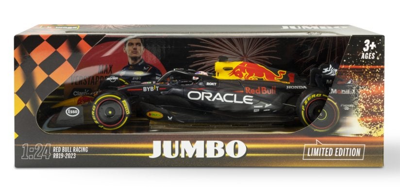 Jumbo Max Verstappen RB19 2023 NIEUW in doos, Ophalen of Verzenden, Nieuw, Auto, Bburago
