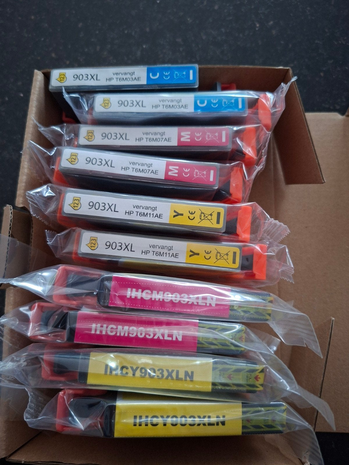 123 inkt Inktcartridges - Diverse Kleuren (Nieuw), Ophalen of Verzenden, Nieuw, Cartridge, HP