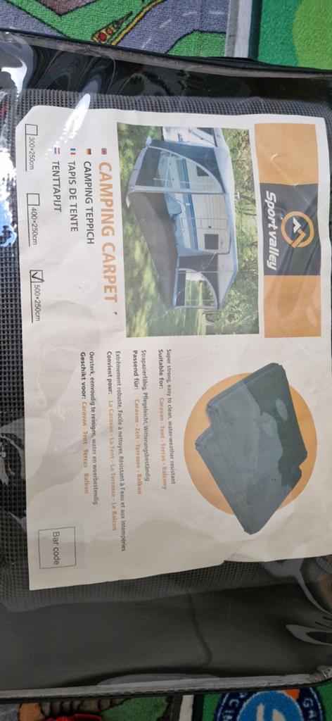 Sportvalley Campingtapijt 500x250cm, Ophalen, Zo goed als nieuw