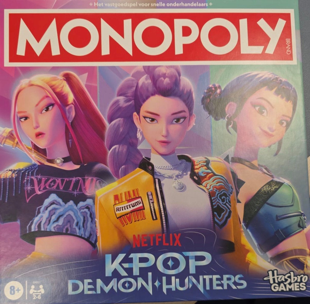 TE KOOP: Monopoly K-Pop Demon Hunters, Ophalen of Verzenden, Nieuw