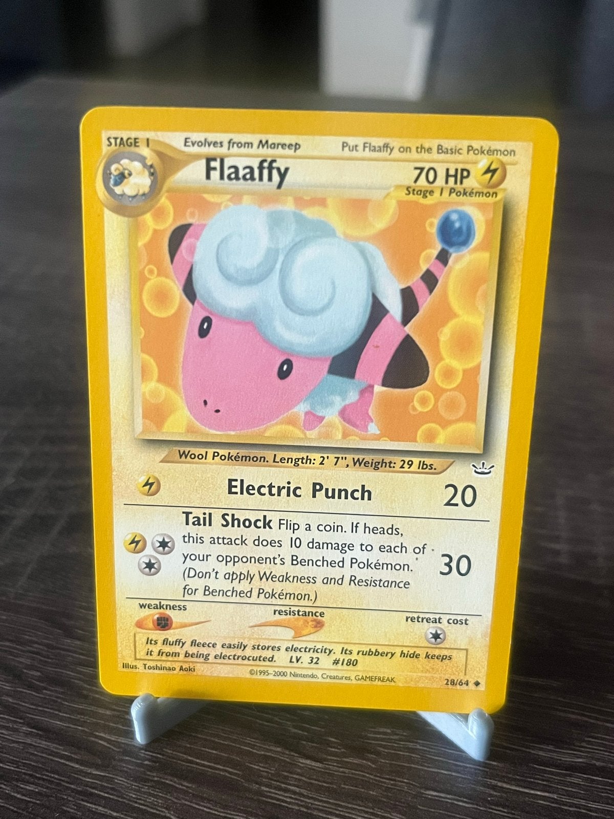 Flaaffy (28/64) - Neo Revelation - EX, Ophalen of Verzenden, Gebruikt, Losse kaart