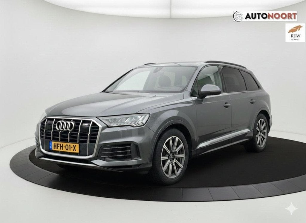 Audi Q7 55 TFSI e quattro 2020 58.000KM Pano/keyless/HUD/tre, Auto's, Audi, Automaat, 14 kWh, Gebruikt, Euro 6