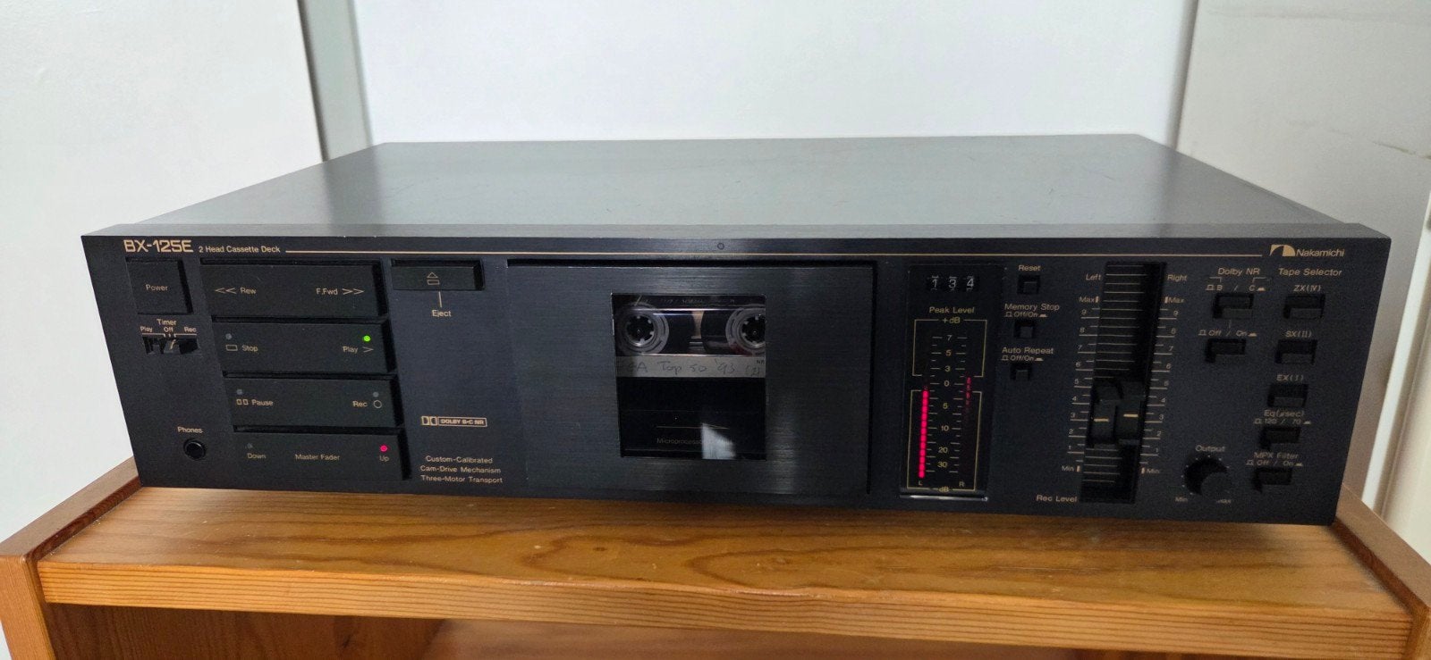 Nakamichi BX-125E met top sound, Ophalen of Verzenden, Enkel, Overige merken