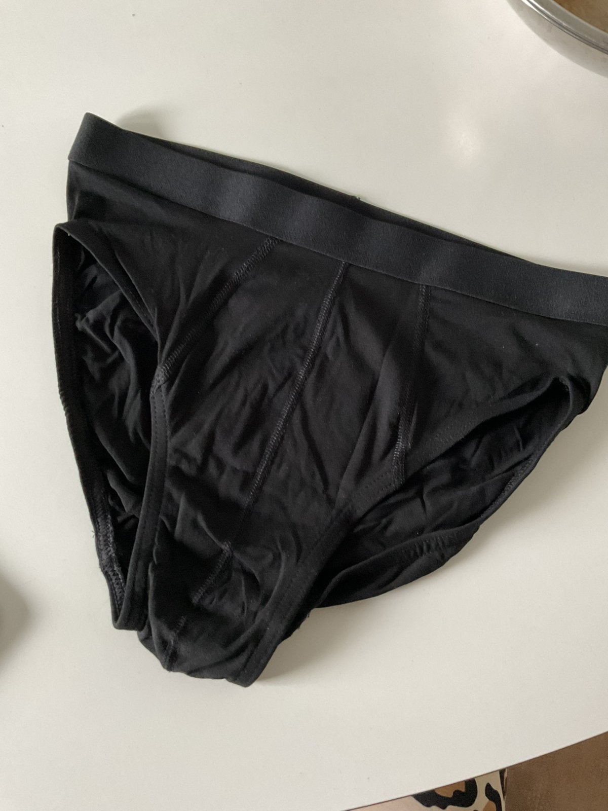 Nieuwe zwarte heren slip (katoen - medium), Ophalen of Verzenden, Zwart, Slip