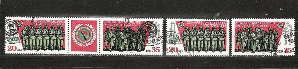 DDR 2357-2358, Ophalen of Verzenden, DDR, Gestempeld