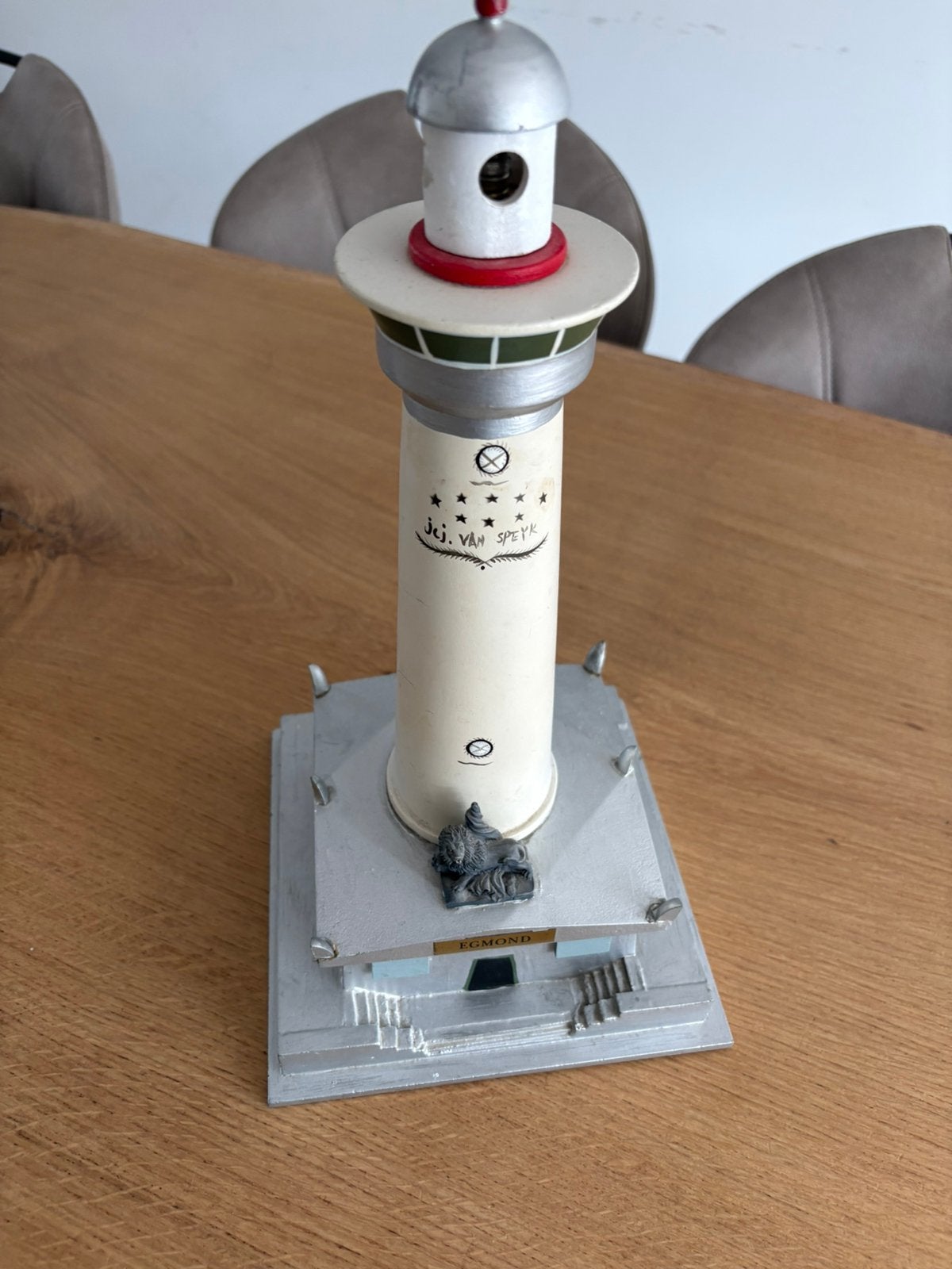 Houten vuurtoren van egmond, van speyk, Ophalen, Gebruikt, Meerkleurig, Hout