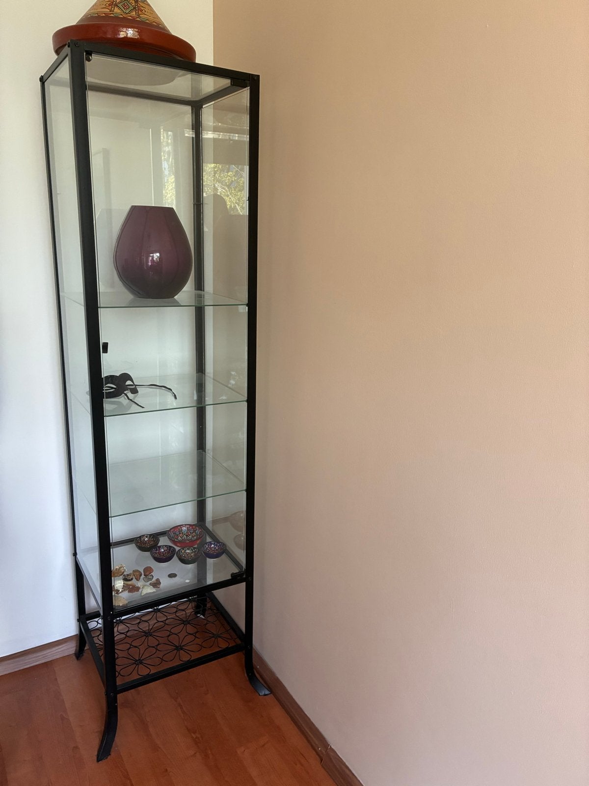 IKEA Klingsbo vitrinekast - glasplaat boven ontbreekt, Ophalen, Minder dan 50 cm, Gebruikt, Glas
