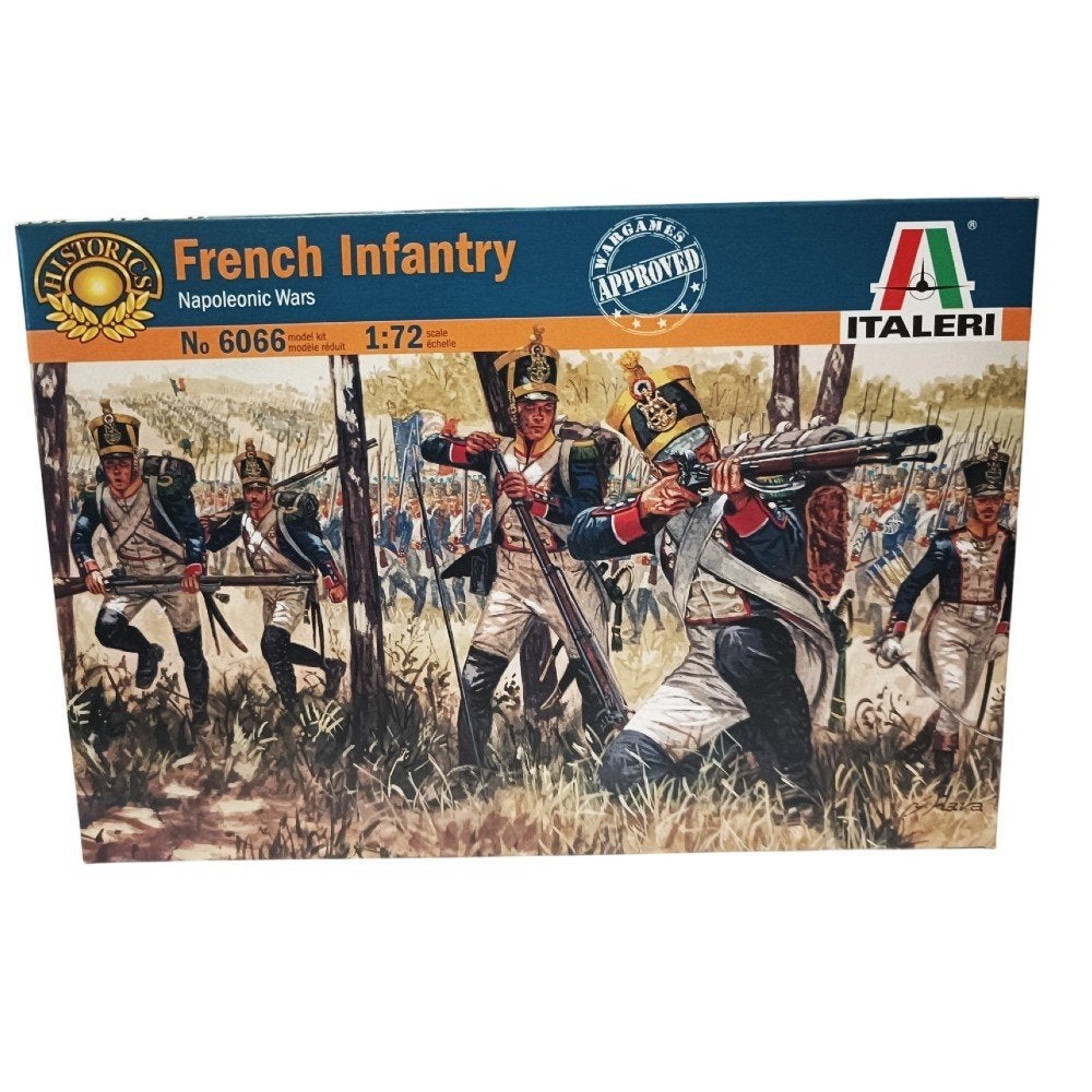 napoleonic wars French infantry 1/72 italeri 6066, Verzenden, Nieuw, 1:50 of kleiner, Figuur of Figuren