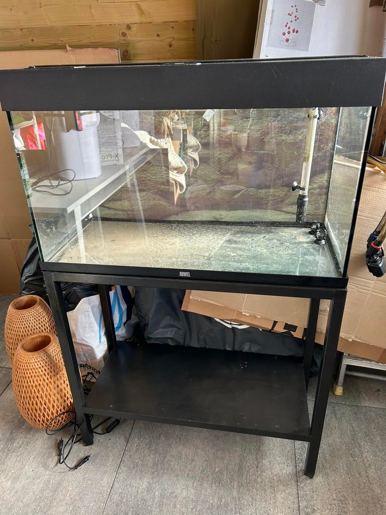 Juwel rio 125 met superfish x pro 1000 pomp, Dieren en Toebehoren, Vissen | Aquaria en Toebehoren, Ophalen, Gebruikt, Inclusief deksel