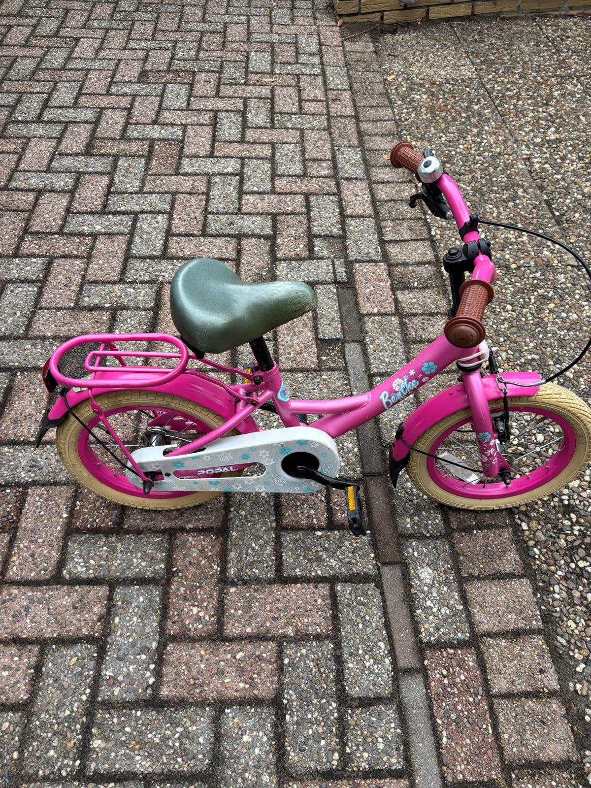 Mooi 14 inch fiets met terug trap rem, Ophalen, Zo goed als nieuw, Minder dan 16 inch