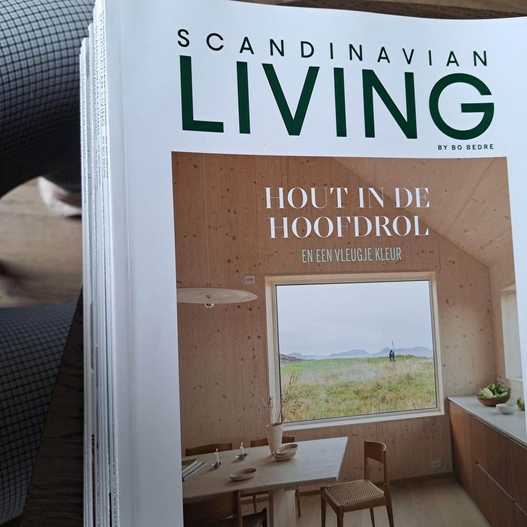 12 x scandinavian living maandblad tijdschrift in 1 koop, Verzenden, Zo goed als nieuw, Interieur en Design