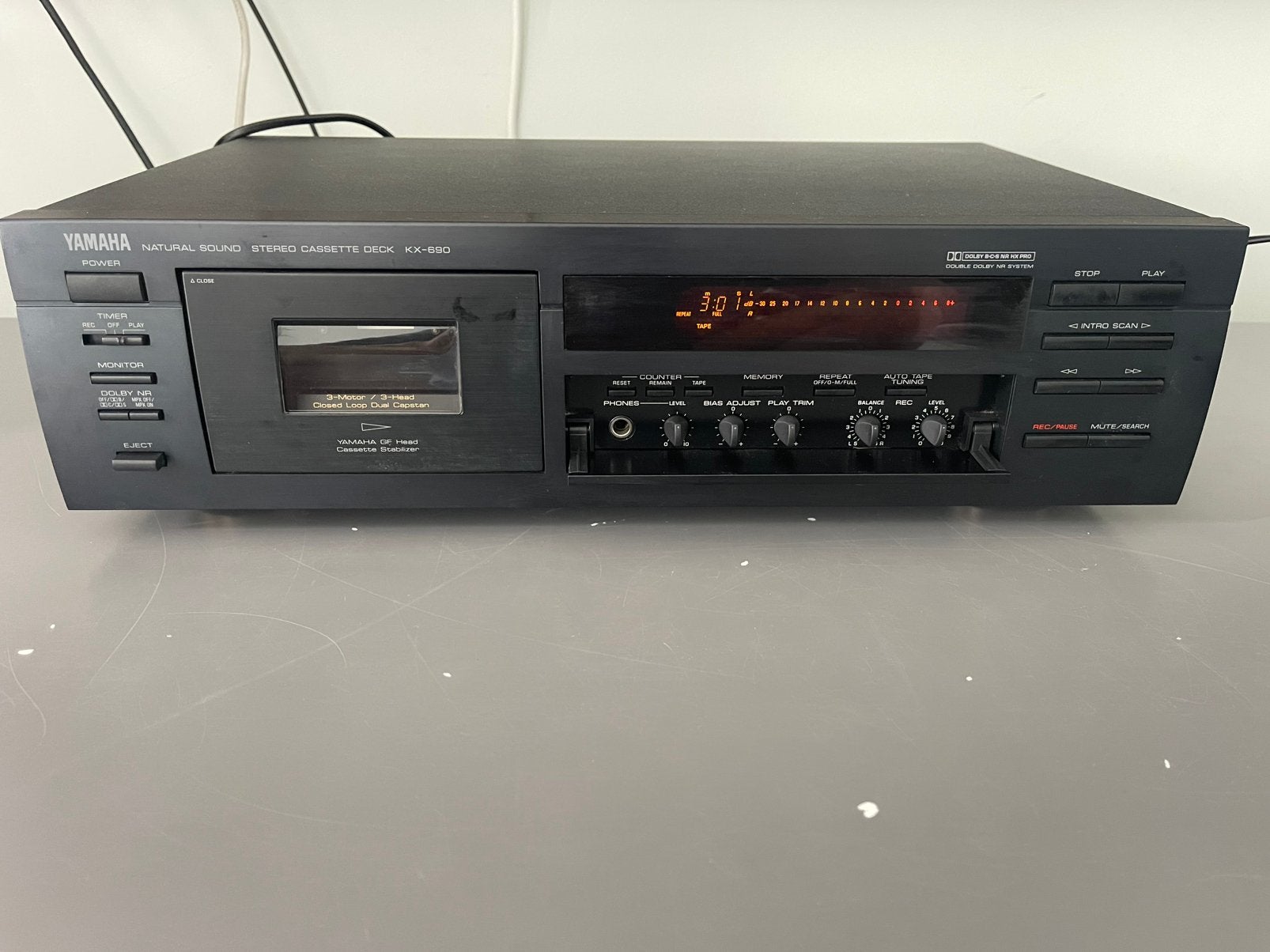 Yamaha KX-690 Stereo Cassette Deck, Audio, Tv en Foto, Ophalen, Enkel, Overige merken