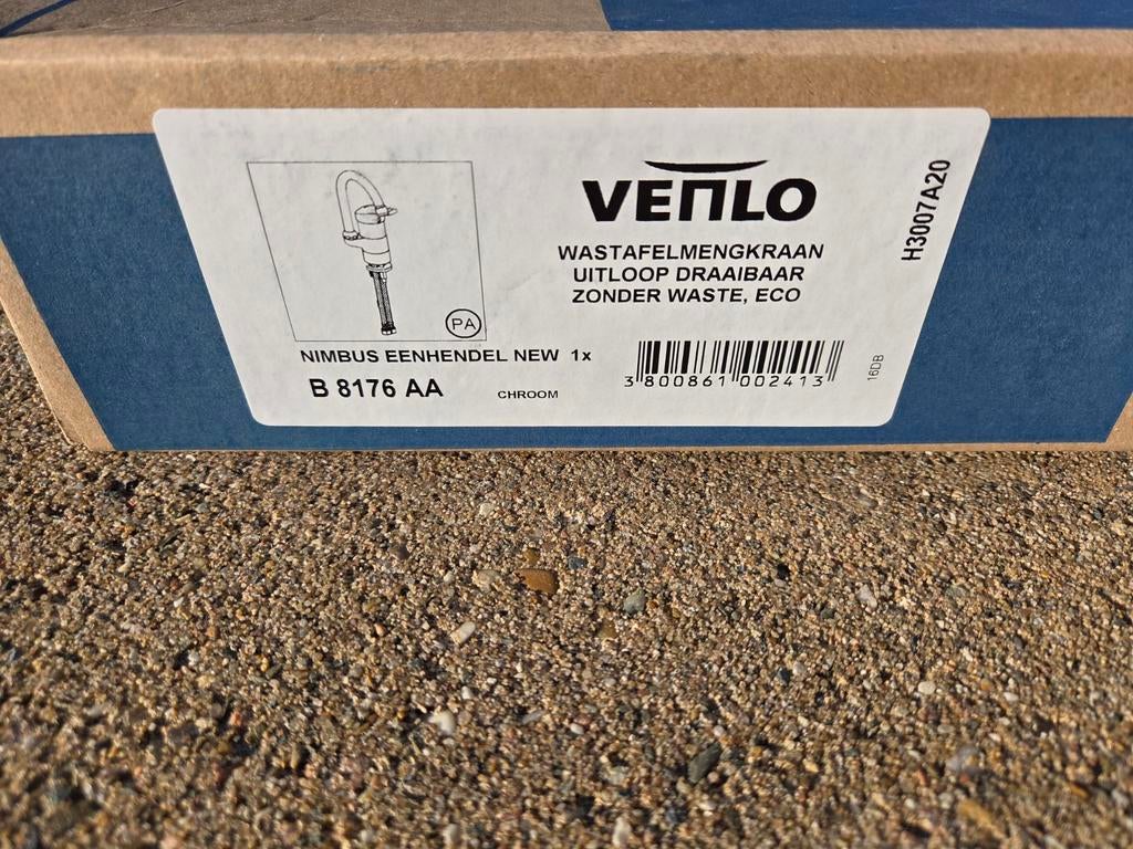 Venlo wastafelmengkraan uitloop draaibaar zonder waste, eco., Ophalen of Verzenden, Nieuw, Kraan