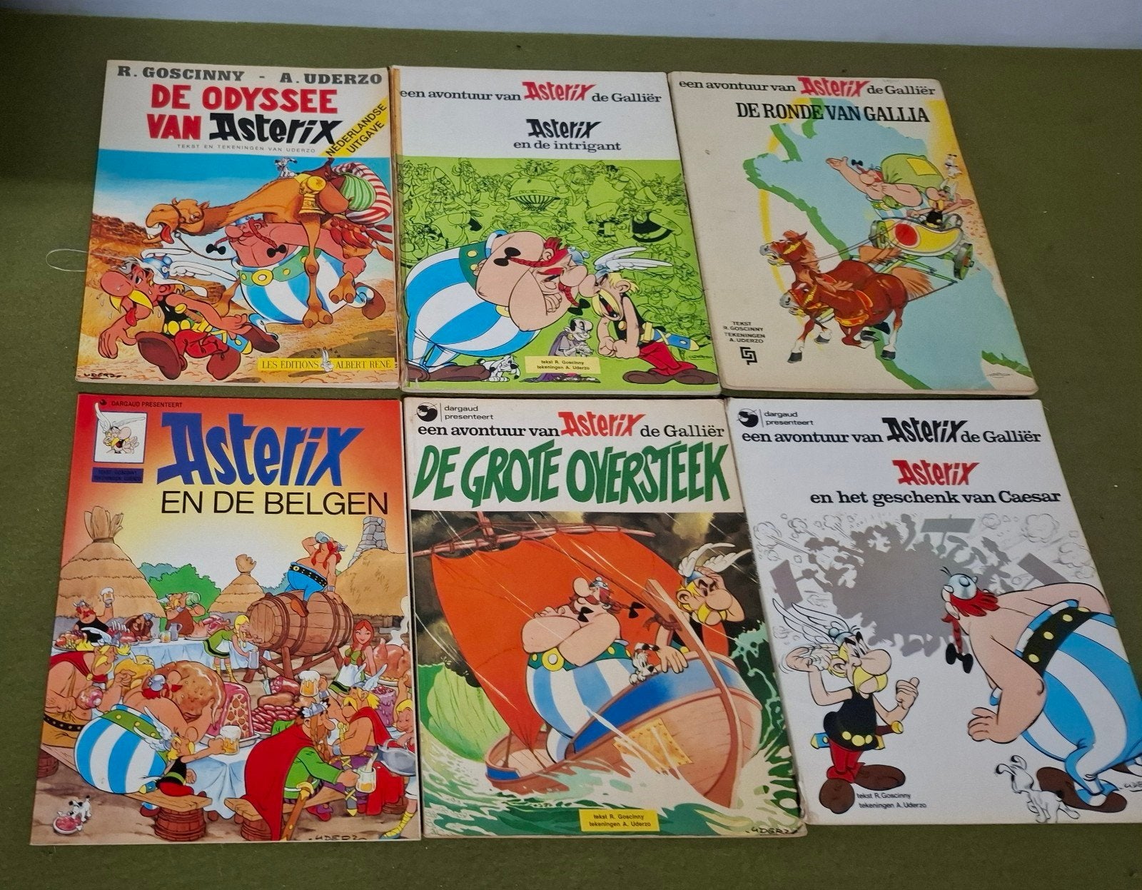 6 x Asterix stripboeken / diverse uitgeverijen, Meerdere stripboeken, Ophalen of Verzenden, Gelezen, Goscinny & Uderzo