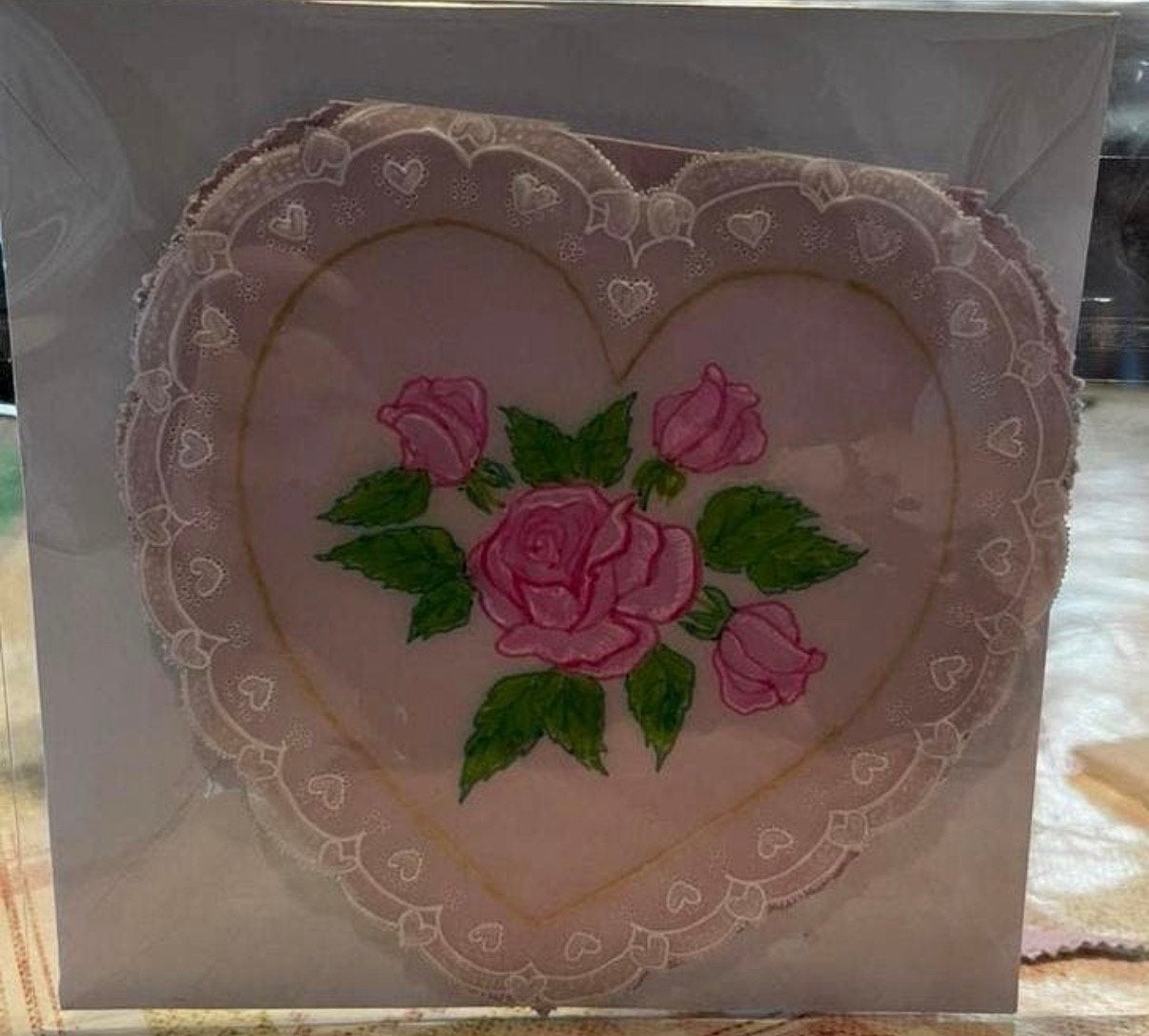 Te koop pergamano kaart hart, Hobby en Vrije tijd, Ophalen of Verzenden, Nieuw, Man of Vrouw