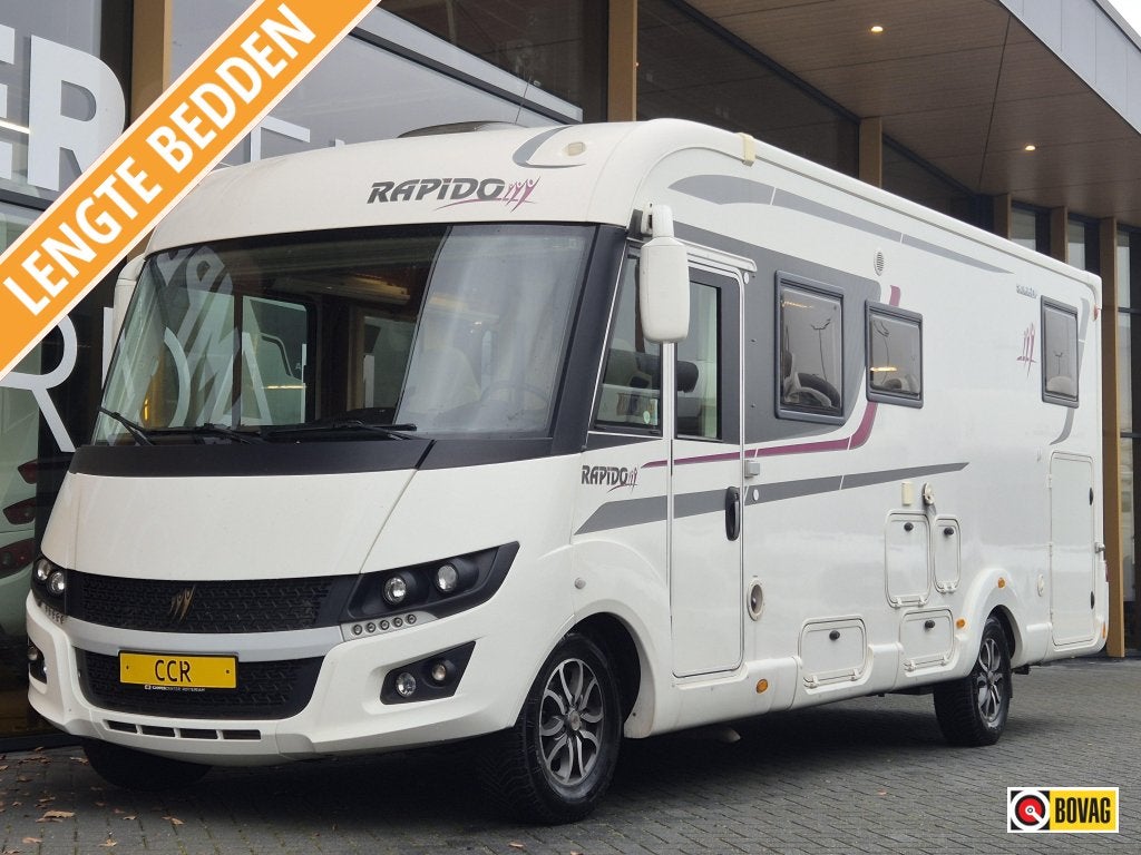 Rapido 8066 DF 150 pk Automaat, Caravans en Kamperen, Afzuigkap, Bedrijf, Diesel, Rapido