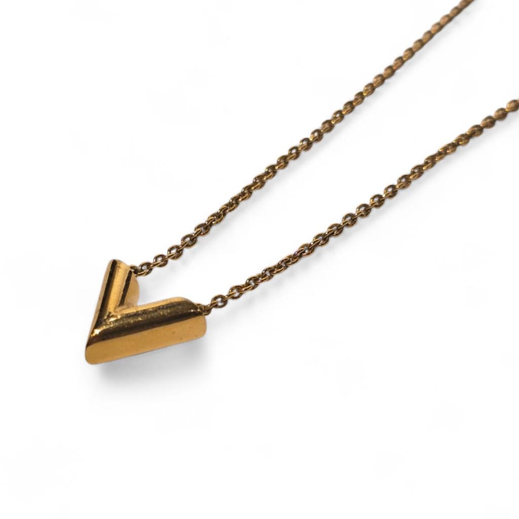 Louis Vuitton Essential V Chain/Ketting, Sieraden, Tassen en Uiterlijk, Kettingen, Gebruikt