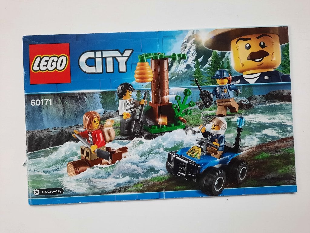 LEGO bouwinstructies - Lego City - 60171 - Bergachtervolging, Ophalen of Verzenden, Zo goed als nieuw