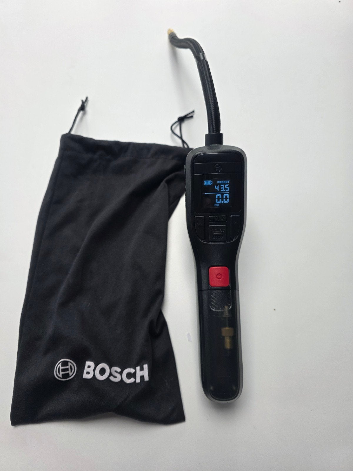 Bosch EasyPump Accu Compressor met Opbergzak, Ophalen of Verzenden, Gebruikt