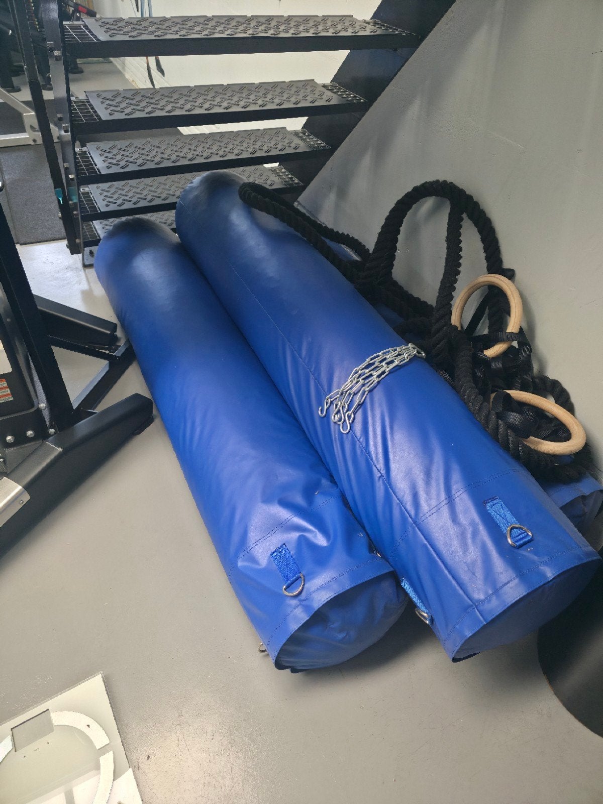 Bokszak 3 stuks, Sport en Fitness, Fitnessmaterialen, Ophalen, Gebruikt, Benen, Battle rope