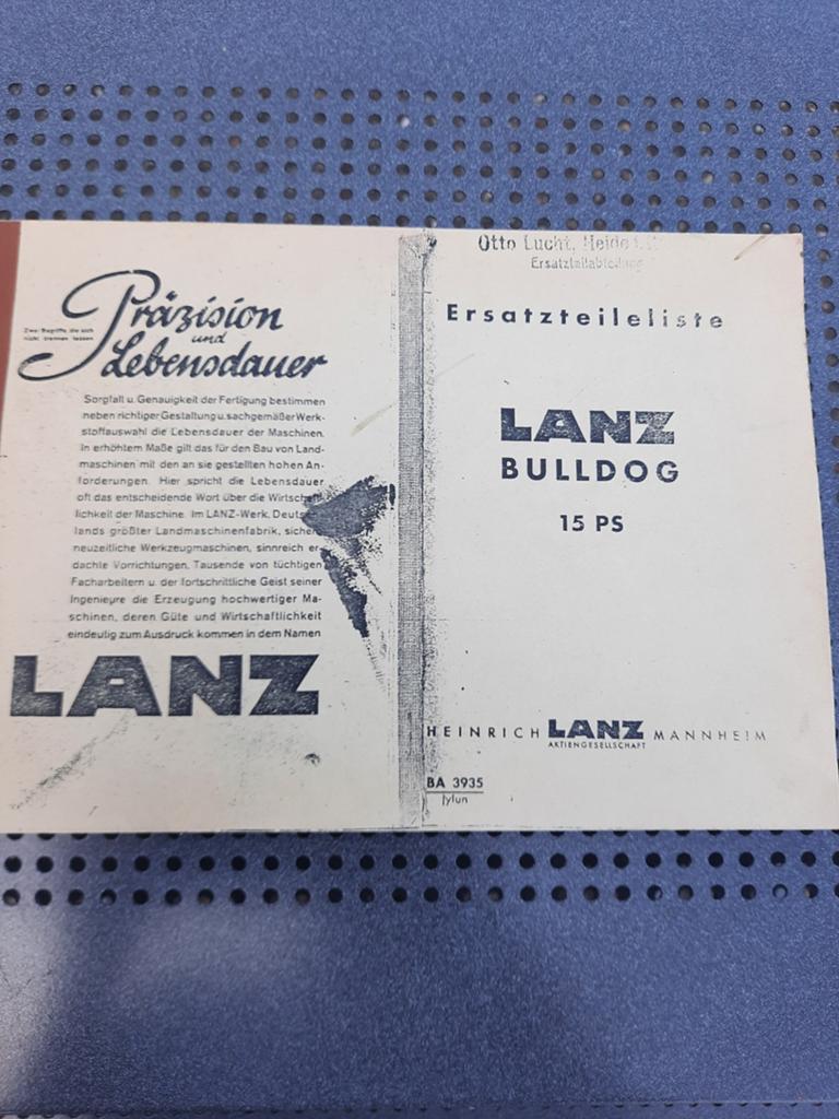 Lanz boekje, Ophalen