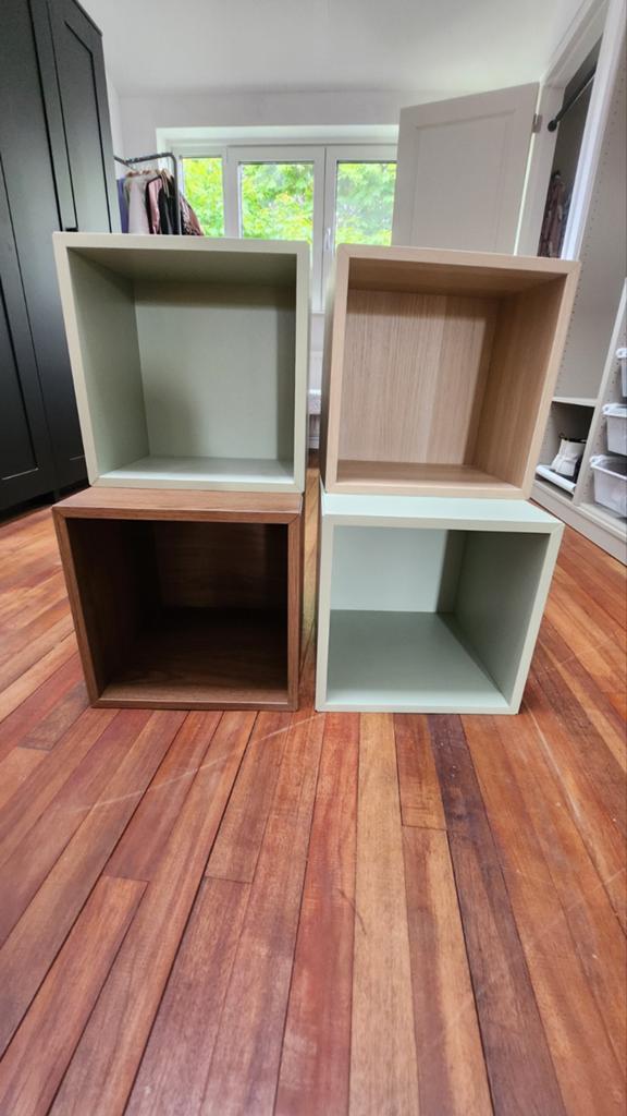 4x IKEA EKET kubussen, Ophalen, Gebruikt