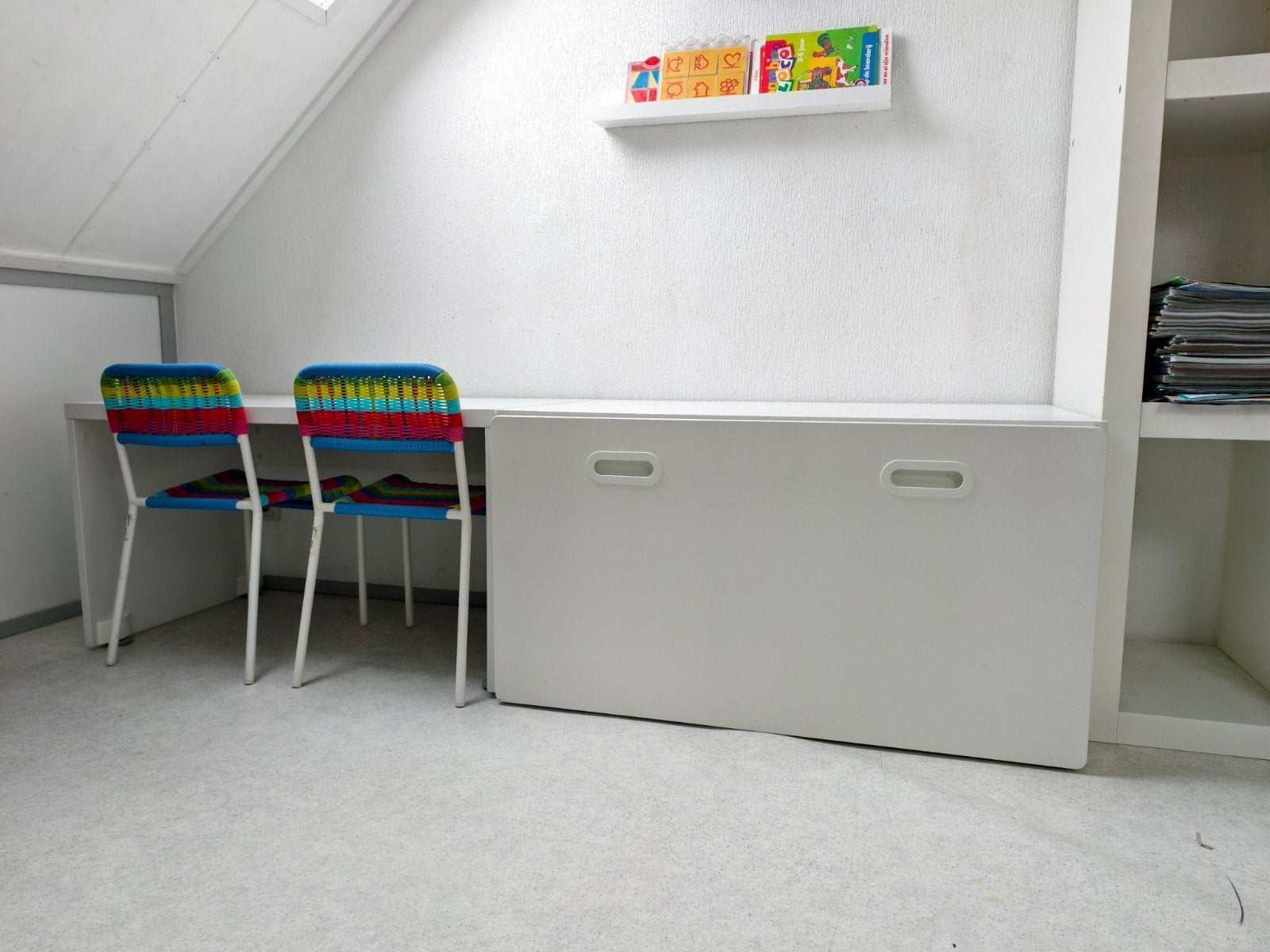 Ikea Stuva, bureau en ladenkast, Ophalen, Gebruikt, Met lades, 50 cm