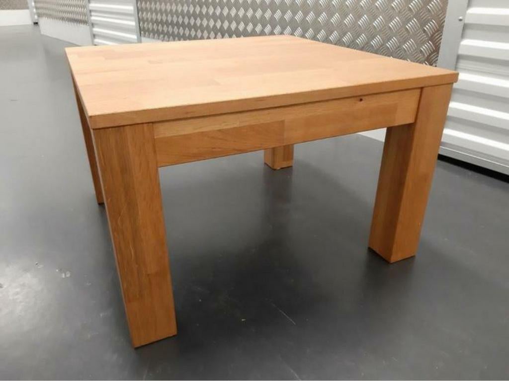 Okan hardhouten salontafel, Ophalen, 50 tot 100 cm, Vierkant, 50 tot 100 cm