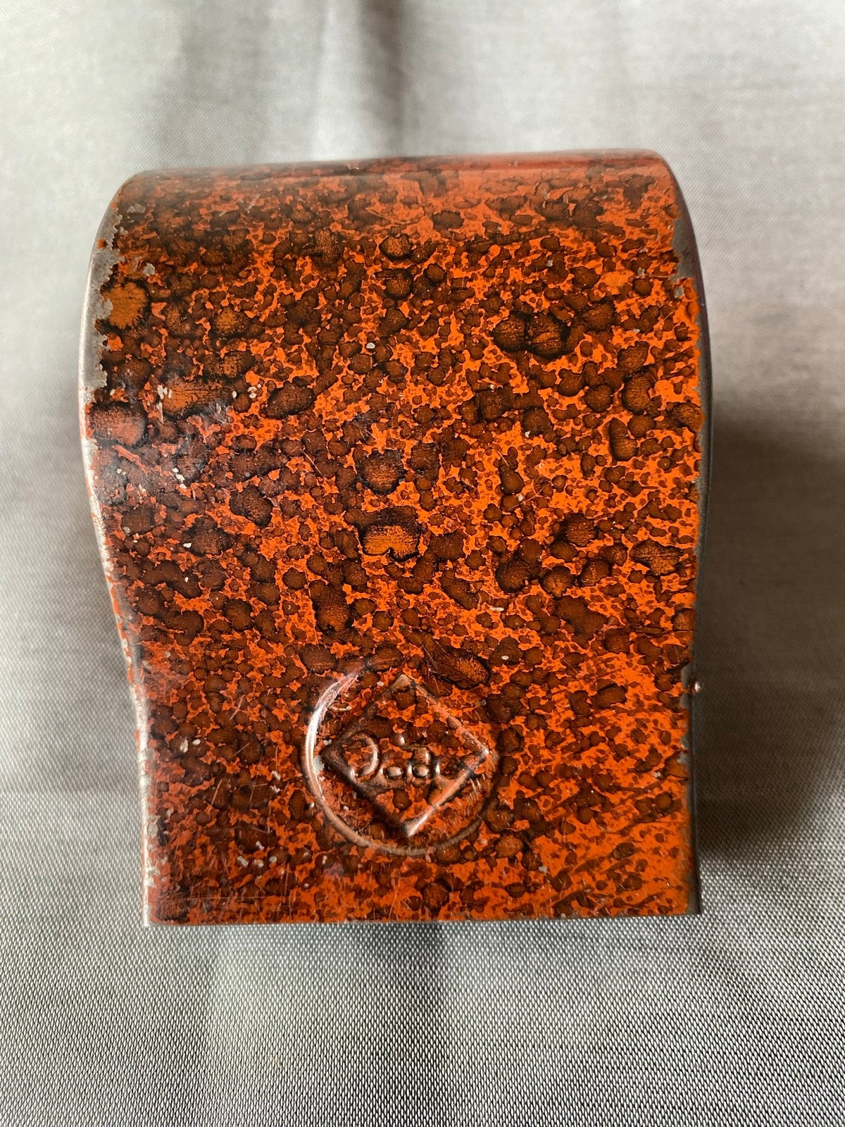Vintage J.B.R. Tape Dispenser - Oranje Gevlekt Design, Ophalen of Verzenden