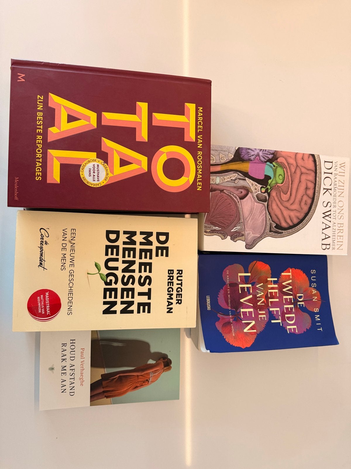 Boekenpakket: Marcel van Roosmalen, Dick Swaab, Rutger Bregm, Ophalen of Verzenden, Zo goed als nieuw, Nederland