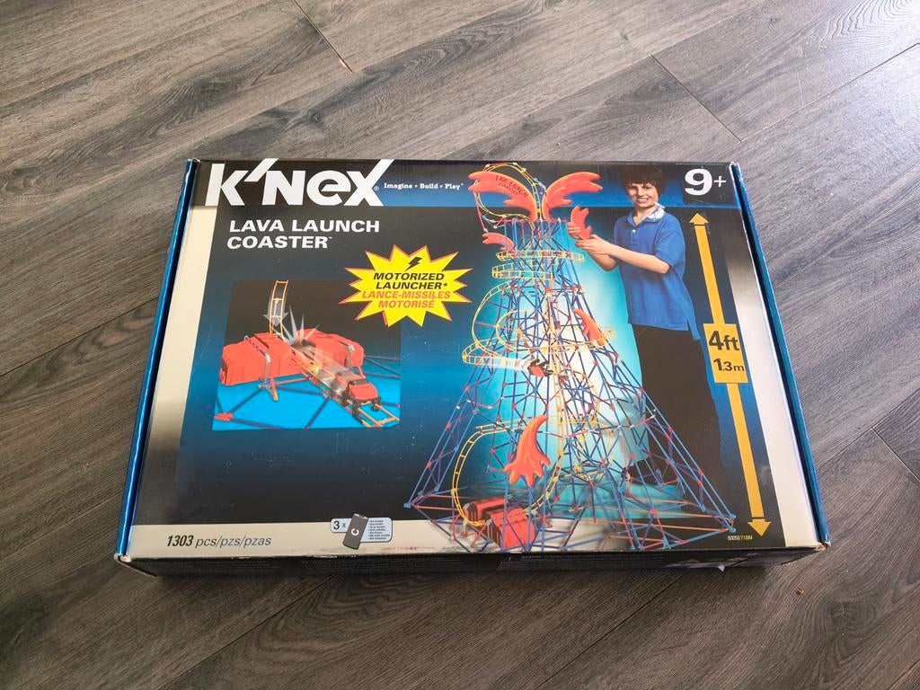 K'nex Lava Launch Coaster - Nieuw in doos!, Ophalen of Verzenden, Nieuw, K'nex