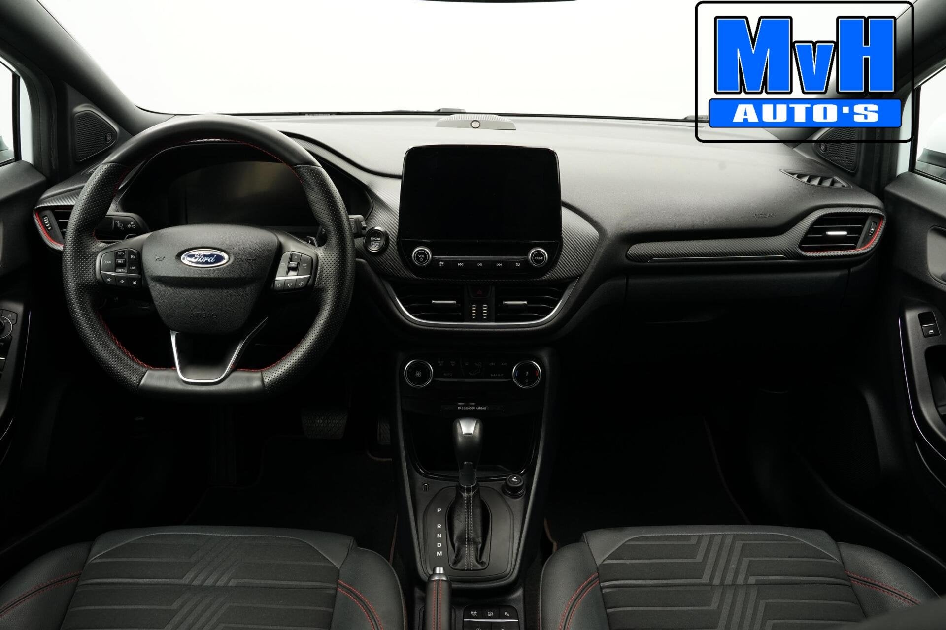 Ford Puma 1.0 EcoBoost Hybrid ST-Line|CAMERA|B&O|LED|LEER, Auto's, Ford, Leder en Stof, Wit, 665 kg, Bedrijf