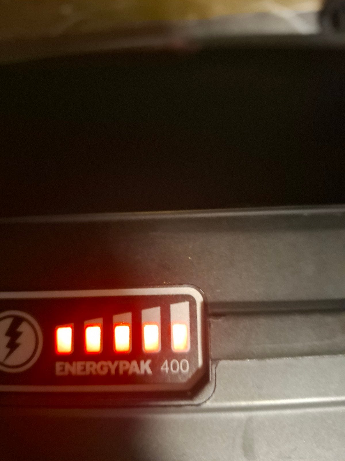 giant fietsaccu energypak 400 36volt lithium, Gebruikt