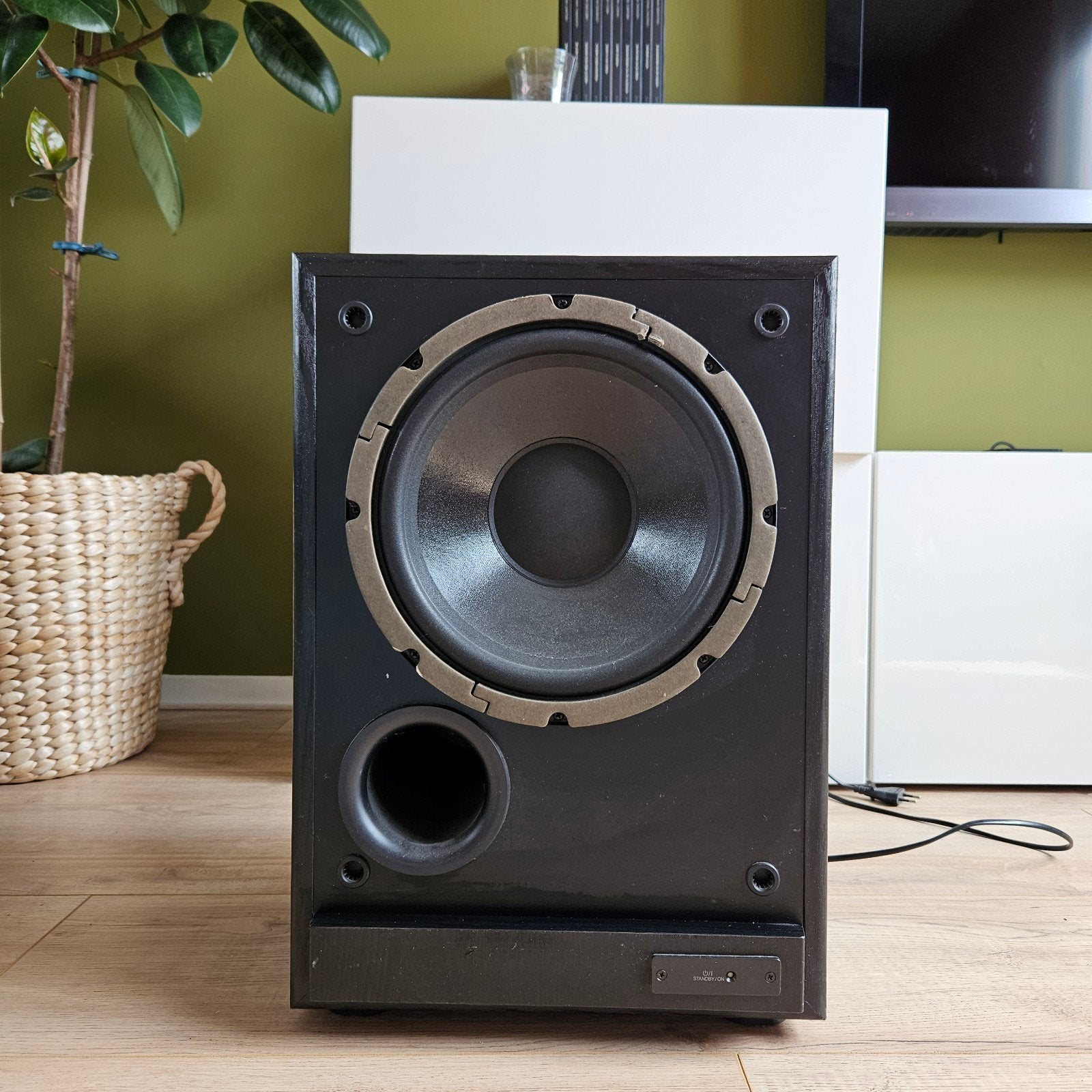 JVC SP-PW880 Powered Subwoofer - Krachtige Bass, Ophalen, Gebruikt, Subwoofer, JVC