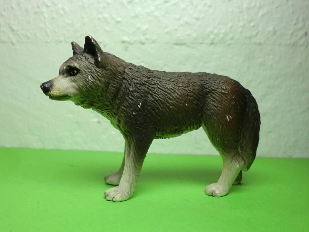 Schleich 14249 wolf (2003-2008), dierfiguur, Ophalen of Verzenden, Gebruikt, Wild dier, Beeldje of Figuurtje